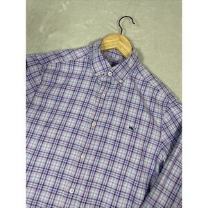 Vineyard‎ Vines Flannel Shirt Medium Fit Whale Shirt Long Sleeve Button Down